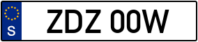 Truck License Plate